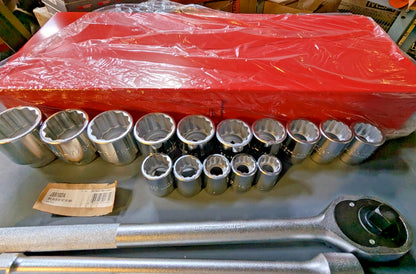 Proto 20 Piece Socket Set w/Metal Box 3/4" Drive 12 PT J55102A