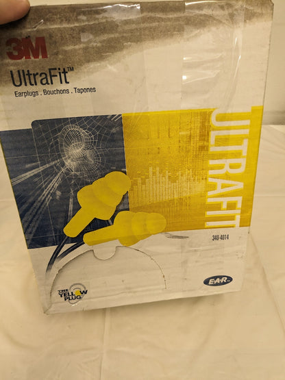 3M Earplugs: 25 dB, Foam, Flanged, Push-In Stem, Corded 200pairs 7000052728