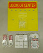NMC Equipped Plexiglass Tag and Padlock / Hasp Station 10 Piece LOB1Y