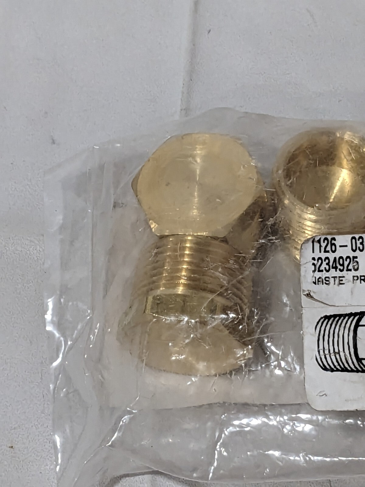 Industrial Pipe Hex Plug: 3/4" Male Thread, MNPTF Qty 5 3152X12