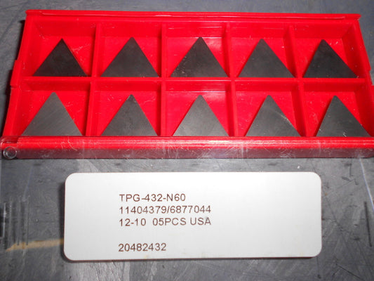 Carbide Turning Inserts TPG-432-N60 Qty. 10 20482432
