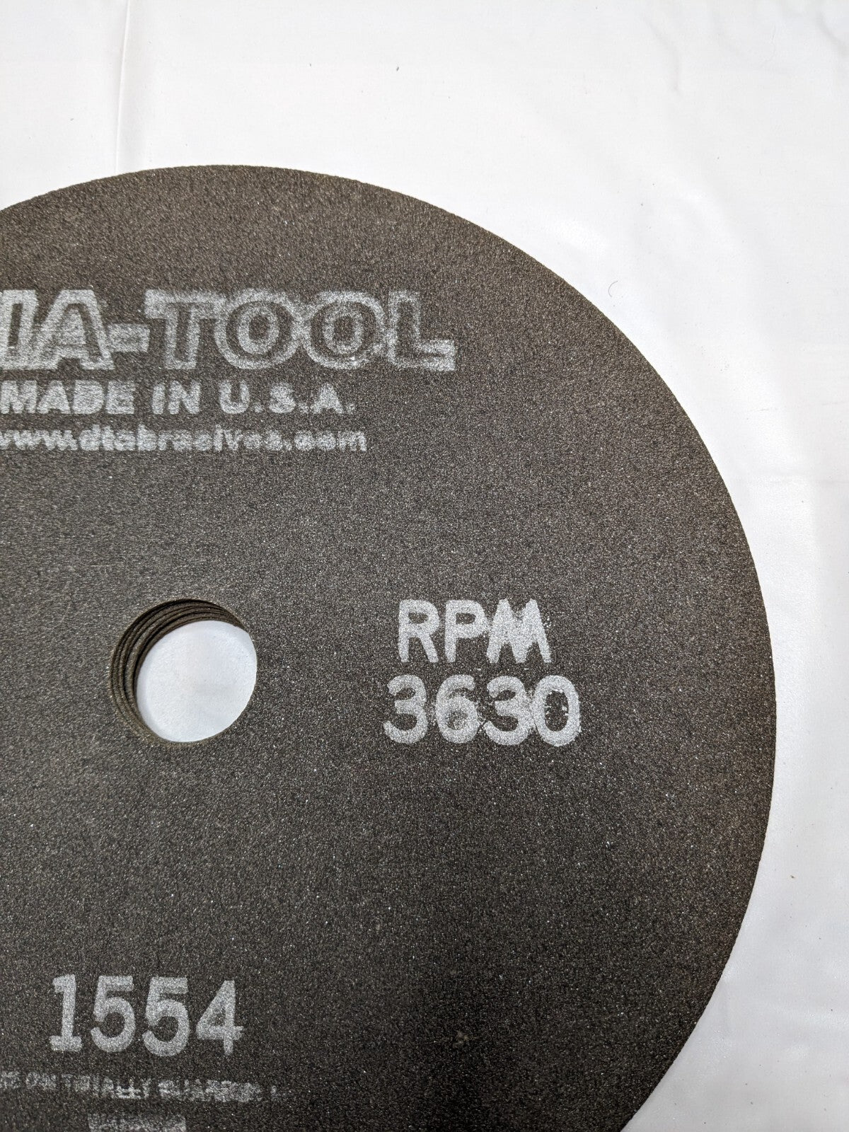 Dia-Tool Cut-Off Wheel: 10" X .062" X 1.25", 3630 RPM, Qty 9 BV0985