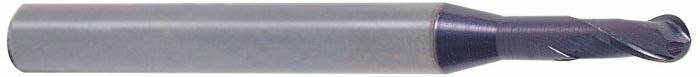 YG X-Power End Mill 1/32 x 1/8 x 3/64 x 7/32 x 2" 2FL 93563