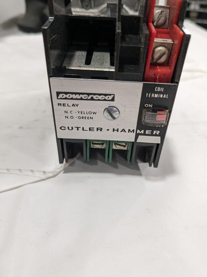 Cutler-Hammer Type R "Powerfeed" Relay 24V 50-400CY D40RB