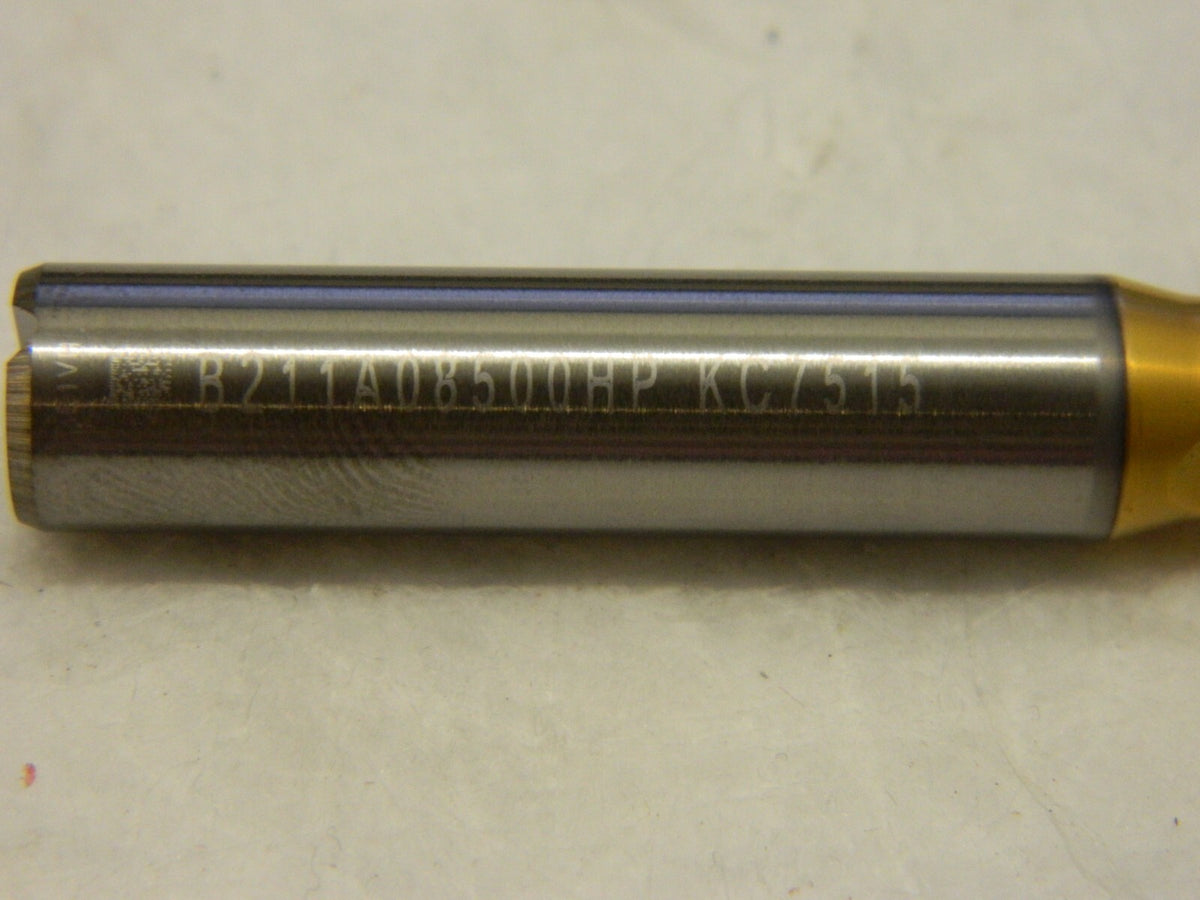 kennametal Jobber Length Drill Bit: 0.3346  Dia, 135 °, Solid Carbide 2257421