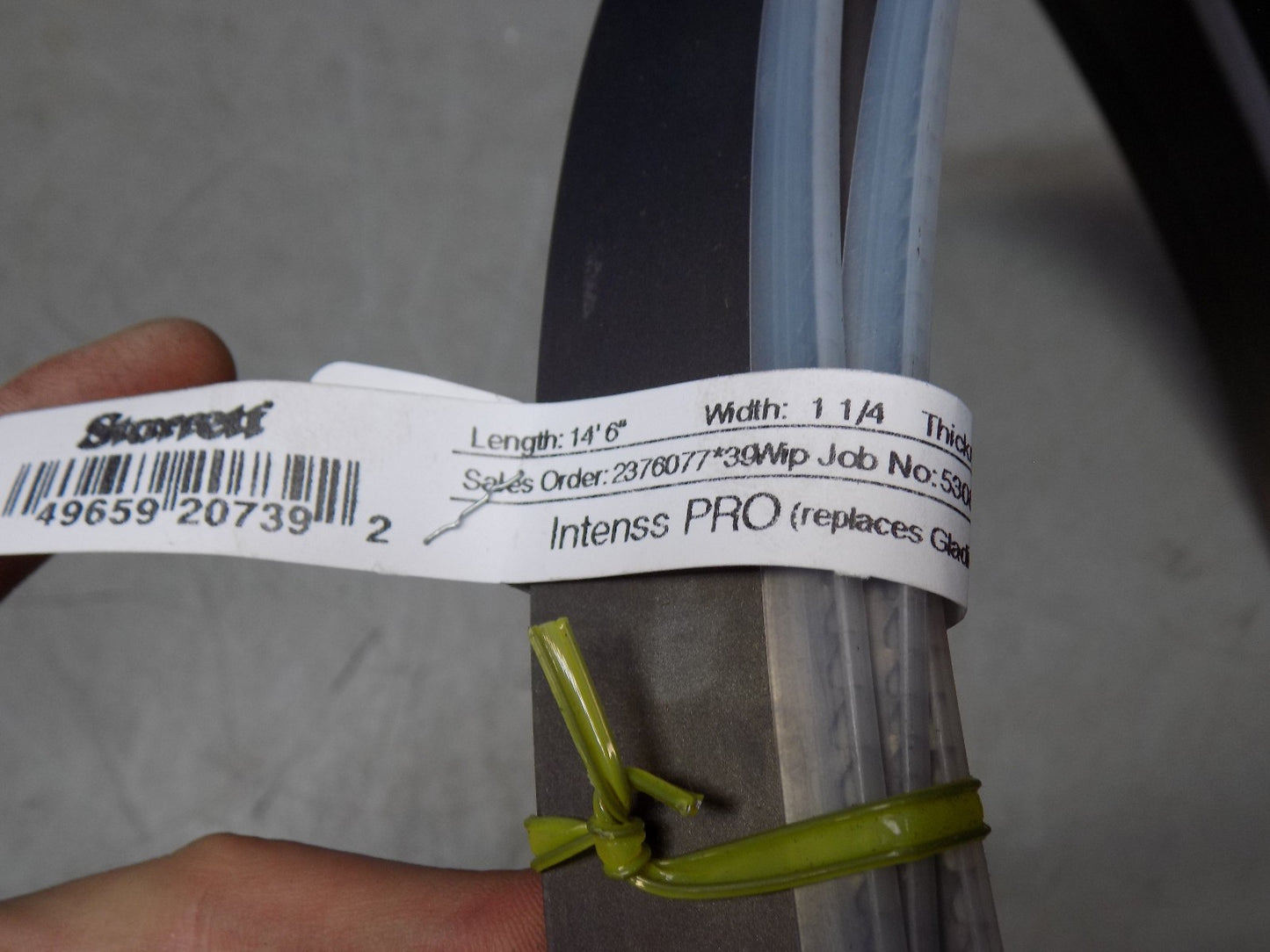 Starrett Welded Band Saw Blade 6" L x 1-1/4" W 14Ft . Cobalt  20739