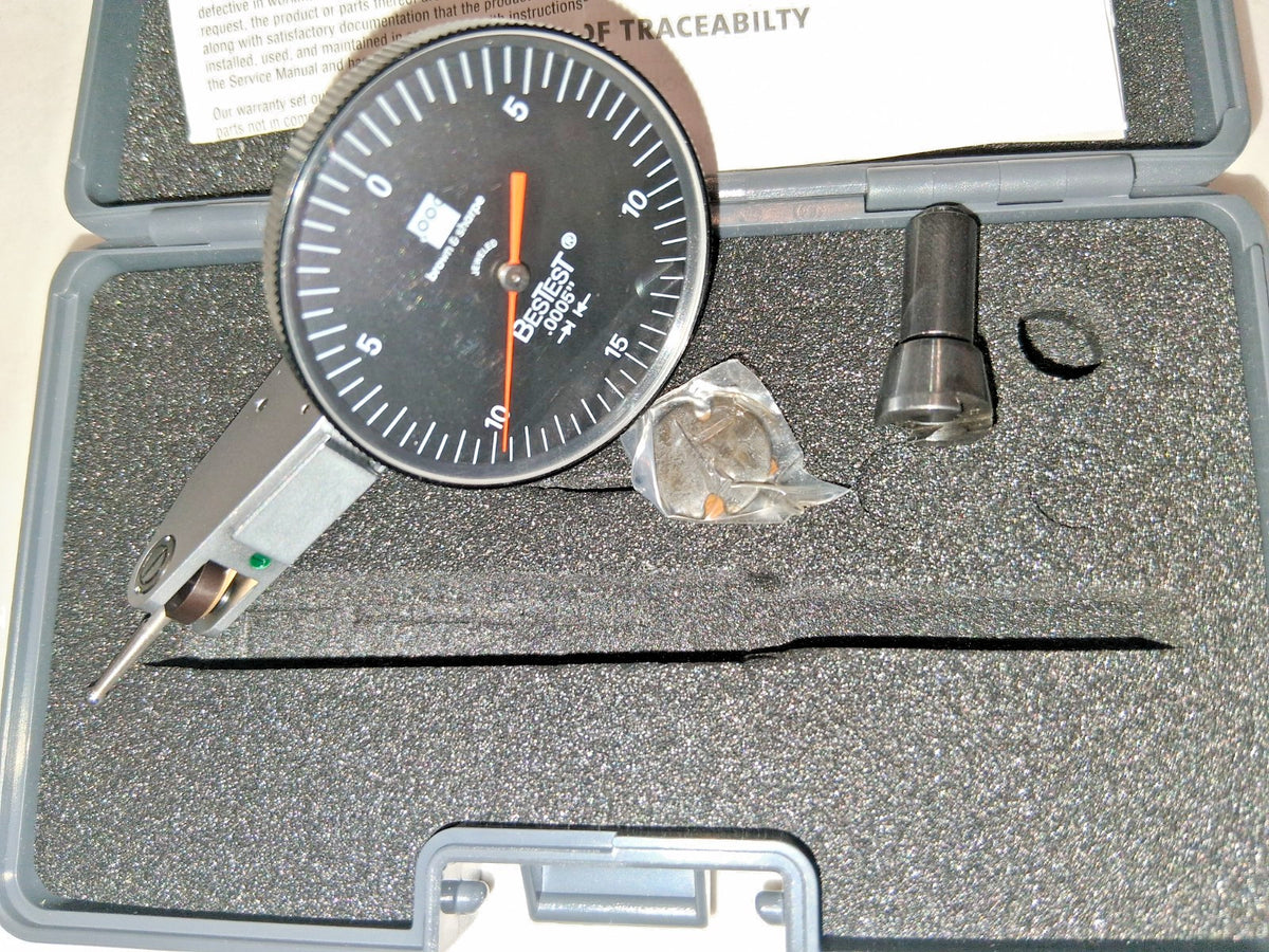 TESA Brown & Sharpe Dial Test Indicator 0-15-0 Horizontal 599-7031-5