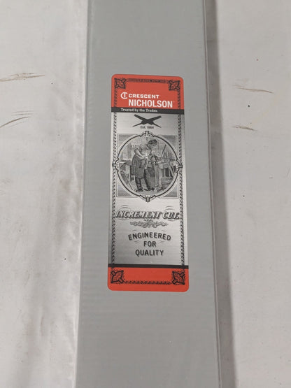 Box of 6 - Crescent Nicholson 12" Mill Single Cut Bastard File 08737NN