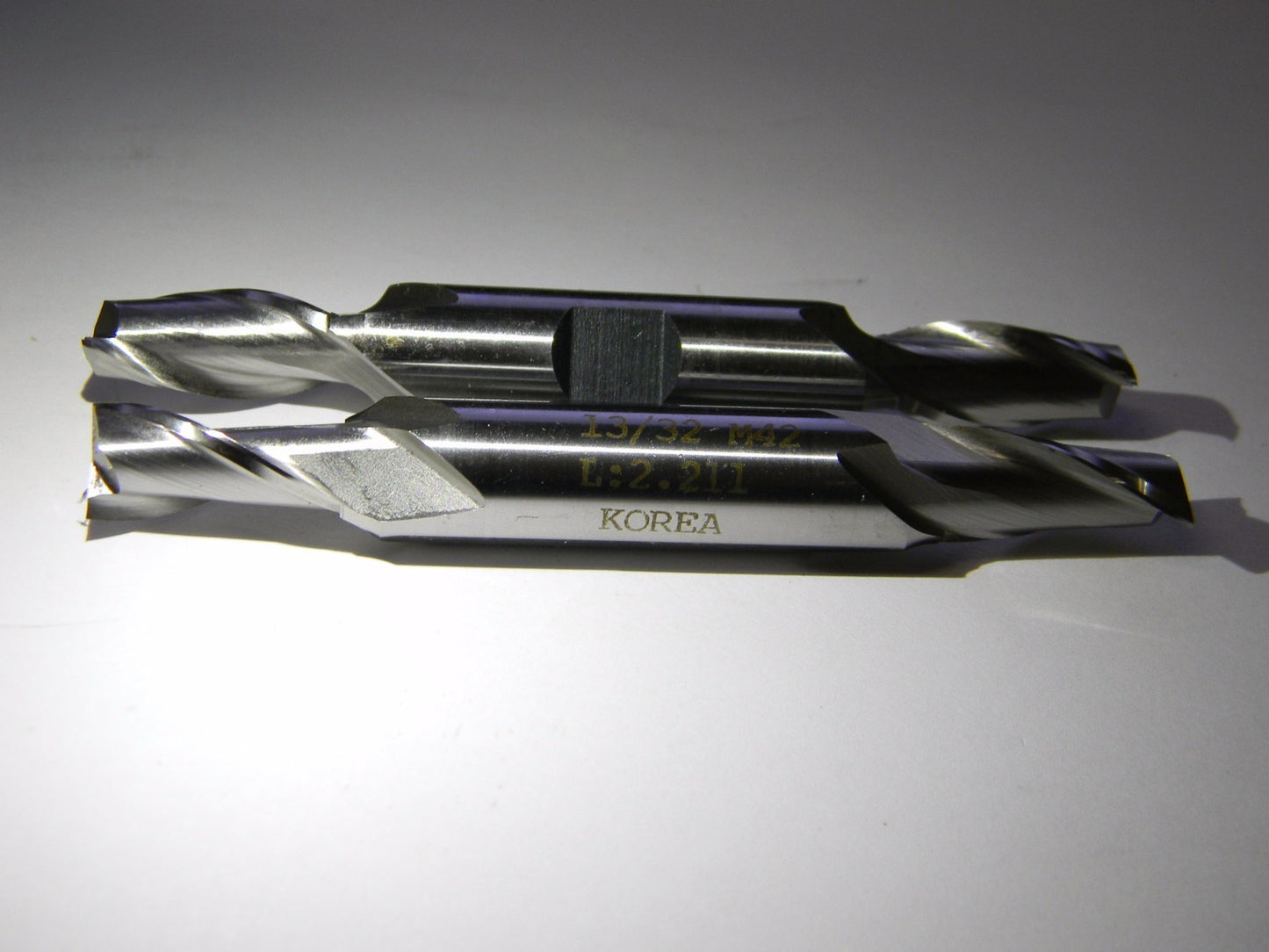 Interstate 13/32" x 13/16" x 3-3/4" 2FL Cobalt Double End Mills Qty 2 11087130