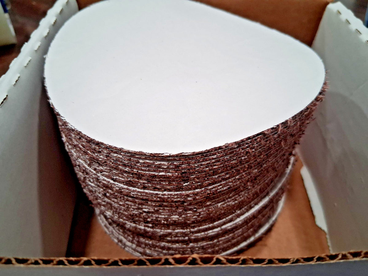 Norton Aluminum Oxide 5" Dia PSA Discs QTY50 36 Grit 66261136589