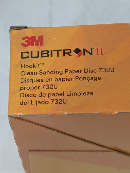 (50) 3M Hook & Loop Disc: 6" Dia, 80G, Coated, Precision Shaped Ceramic 86852