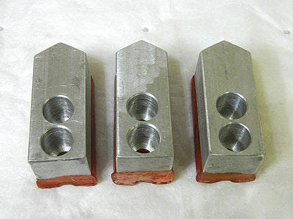 H & R 3 Piece Lathe Jaw Set Serrated Aluminum Pointed 1.5mm x 60° HR-6K-1.5-P-A
