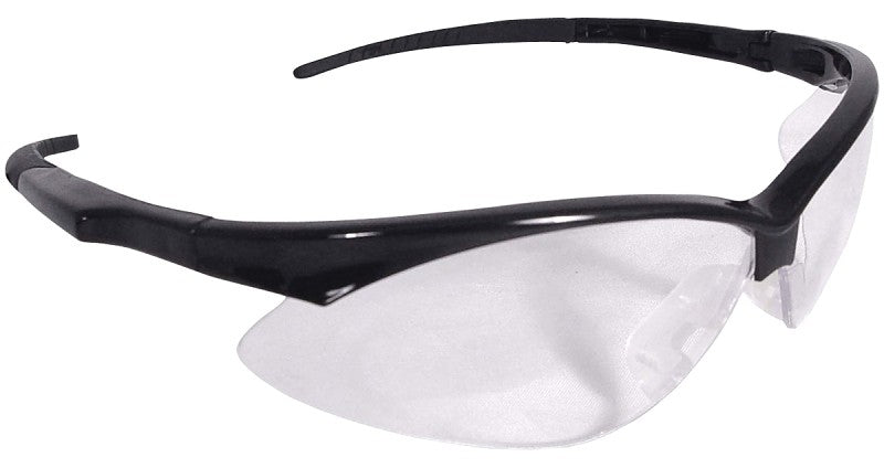 Radians Safety Glasses, Clear Lens, Black Frame Box of 12 AP1-10-GF12
