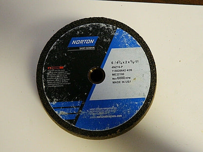 Norton 6/4.75X2X5/8-11 4NZ16P TY11 Charger Suface Grinding Wheel  66252825197