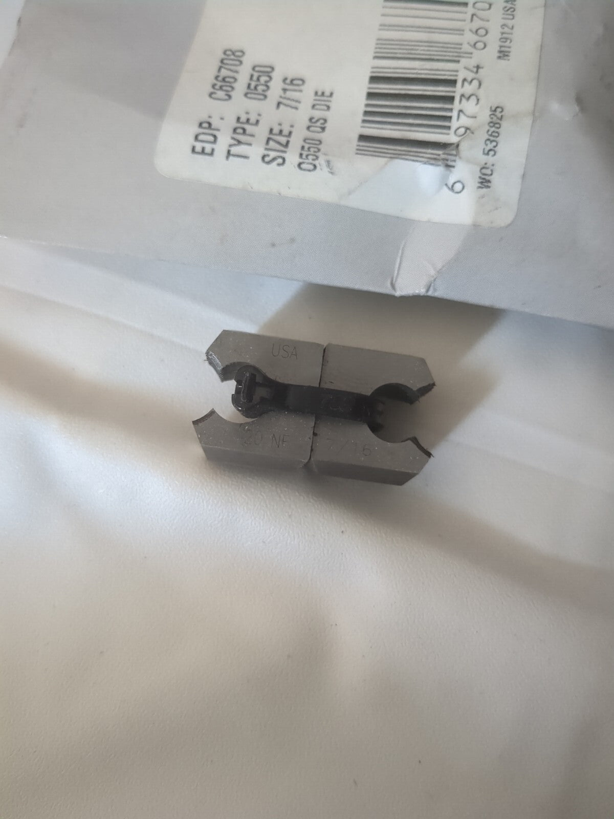 Cle-Line 7/16-20, Collet #1 and 5, Two Piece Adjustable Die C66708