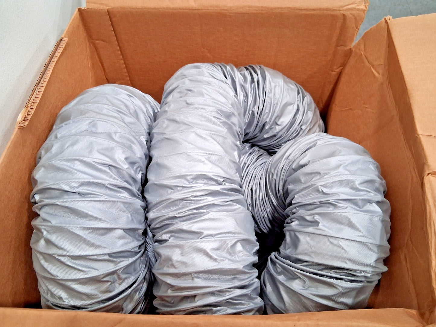 Hi-Tech Duravent Fiberglass & PVC Vacuum Duct Hoses 4" ID 25Ft 025004000002