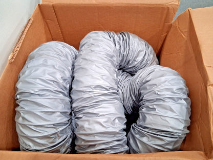 Hi-Tech Duravent Fiberglass & PVC Vacuum Duct Hoses 4" ID 25Ft 025004000002