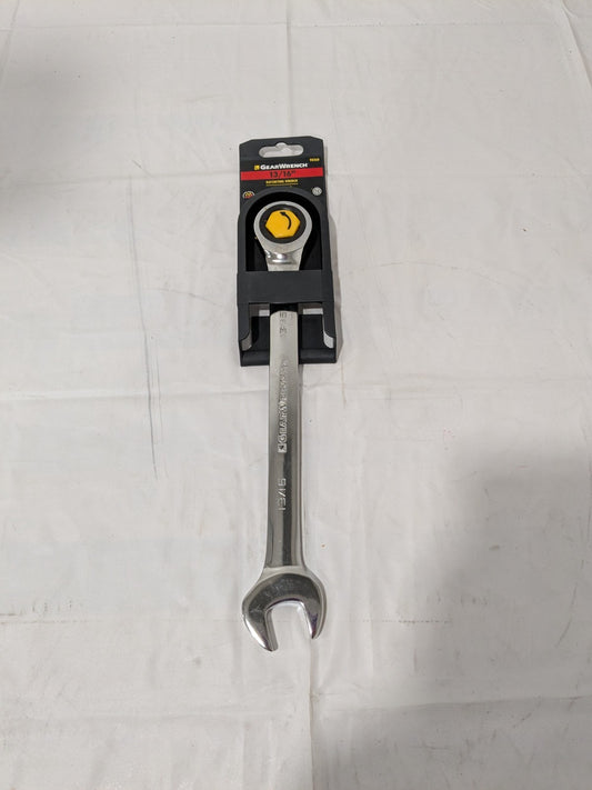 Gearwrench Combination Wrench: 13/16" Head Size, 15 deg Offset 9026D