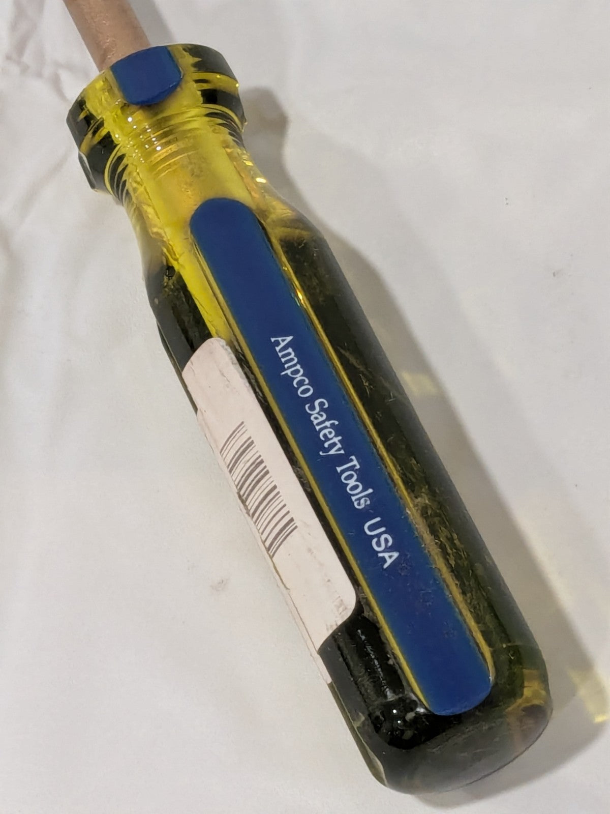 Ampco Non-Sparking Slotted Screwdriver: 25/64" Width, 12" Blade Length S-51