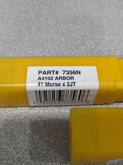JACOBS Taper Drill Chuck Arbor: JT2 Mount Taper, 5/8" Shank Dia Qty 2 7356N
