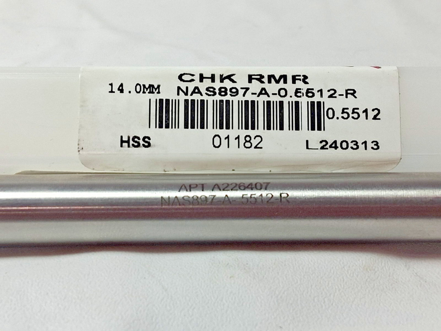 Alvord Polk Chucking Reamers HSS 14MM Straight Shank 8FL 01182