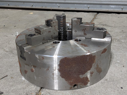Pratt Burnerd 12" Setrite Lathe Chuck 3-Jaw Self Centering 1225300 Used