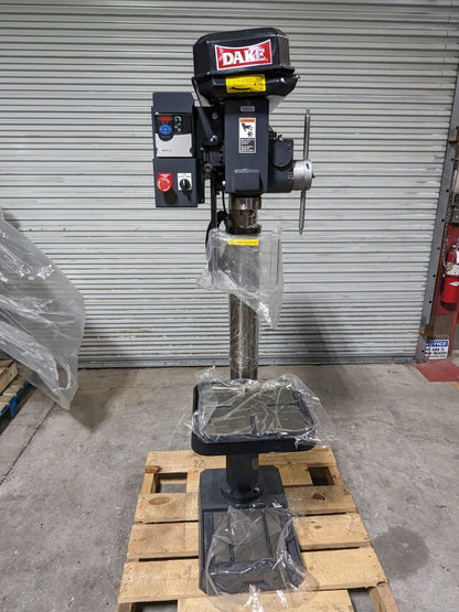 Dake Floor Drill Press 18" Swing 3MT 68 - 1380 RPM 1.5 HP 110v 977701V Dama