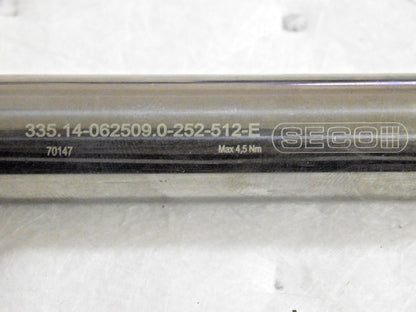 Seco Indexable Slotting Cutter 9mm Diam 335.14-062509.0-252-512-E 41071
