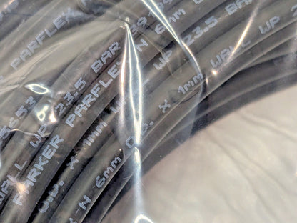 Parker Black Nylon Tube 100 Ft Long 341 Max PSI NB6X1