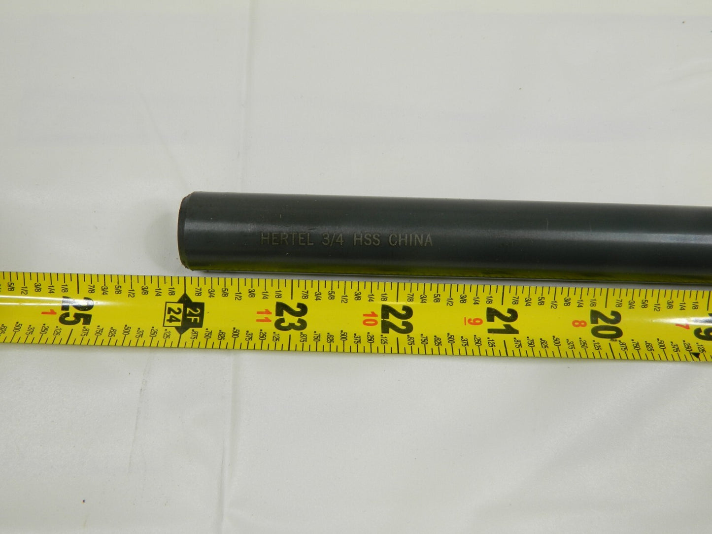 HERTEL HSS Extra Length Drill Bit 0.75 Dia, 118 °, 18 FL L, 24 OAL 89315758