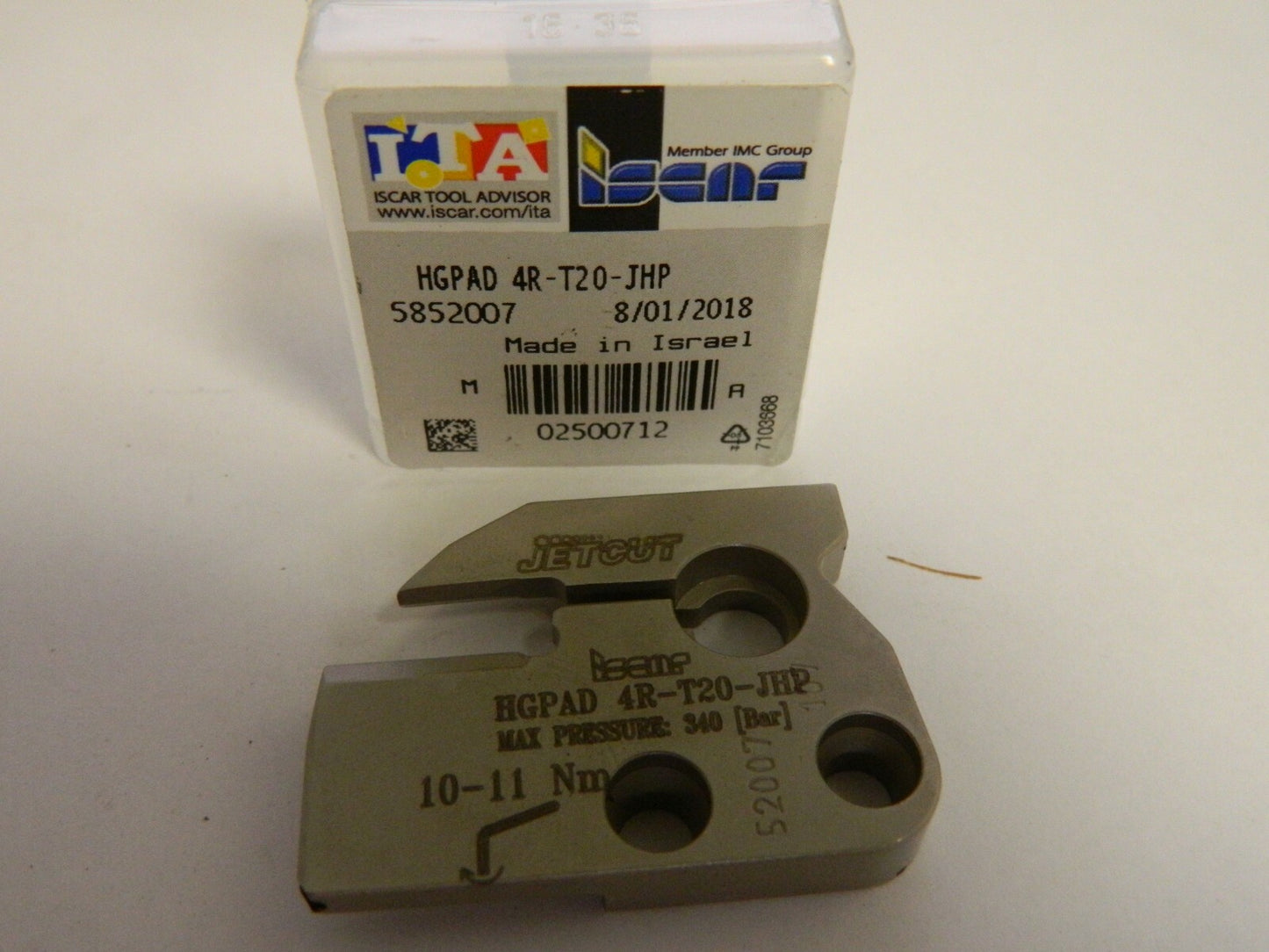 Iscar RHC 4.76mm Insert Width Cutoff &amp; Grooving Support Blade for Indexables