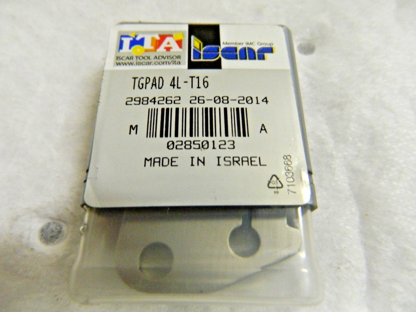 Iscar Indexable Cutoff & Grooving LH 5mm x 16mm #2850123