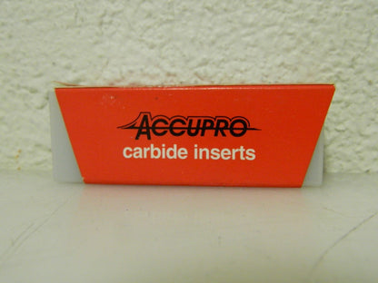 Accupro Carbide Inserts 10 Pack TNMA 432 C5