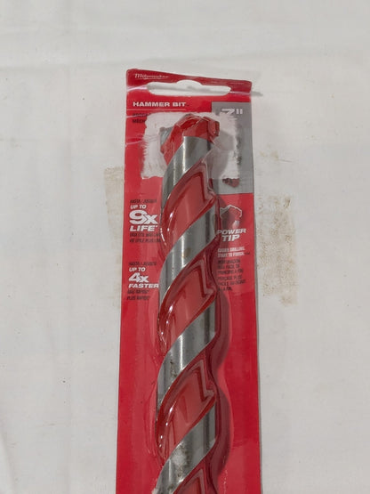 MILWAUKEE TOOL 12" OAL Rotary Hammer Drill Bit: 7/8 Drill Bit Size 48-20-9048