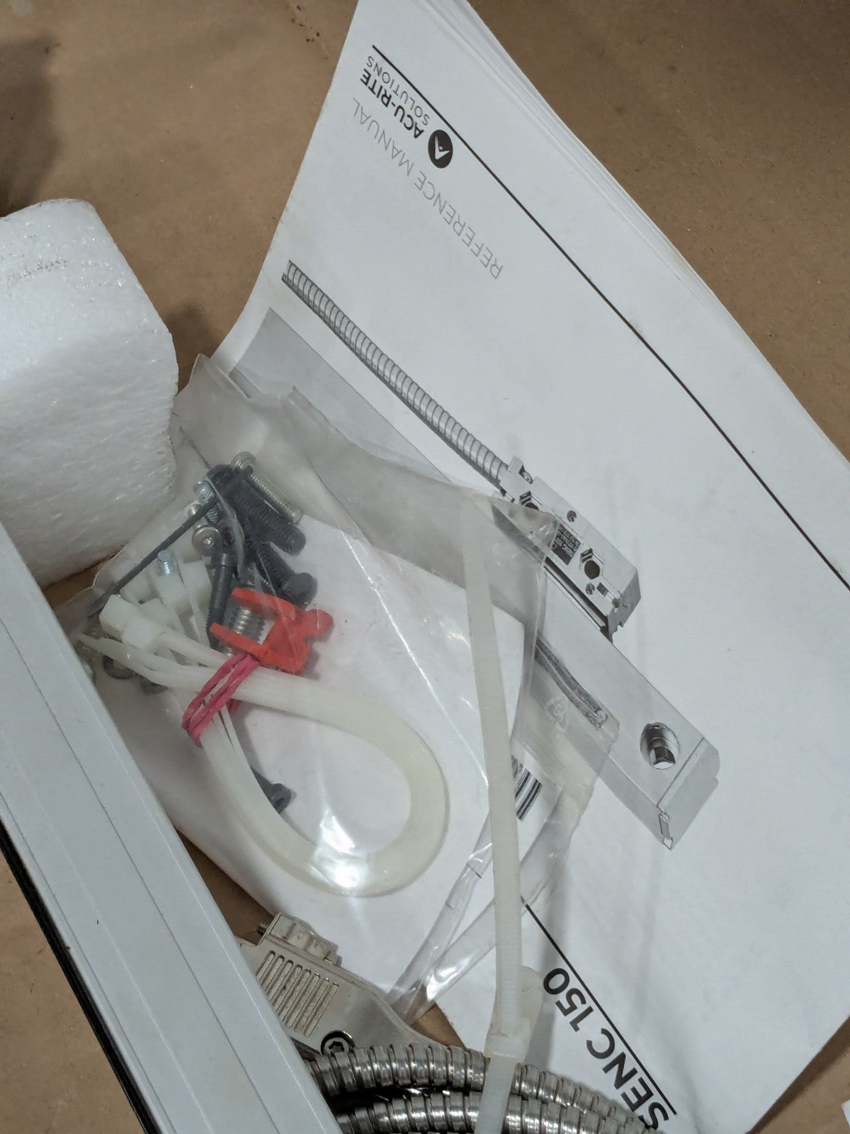 Acu-Rite DRO Linear Scale: 14" Max Measuring, 0.000200" Resolution 558115-14