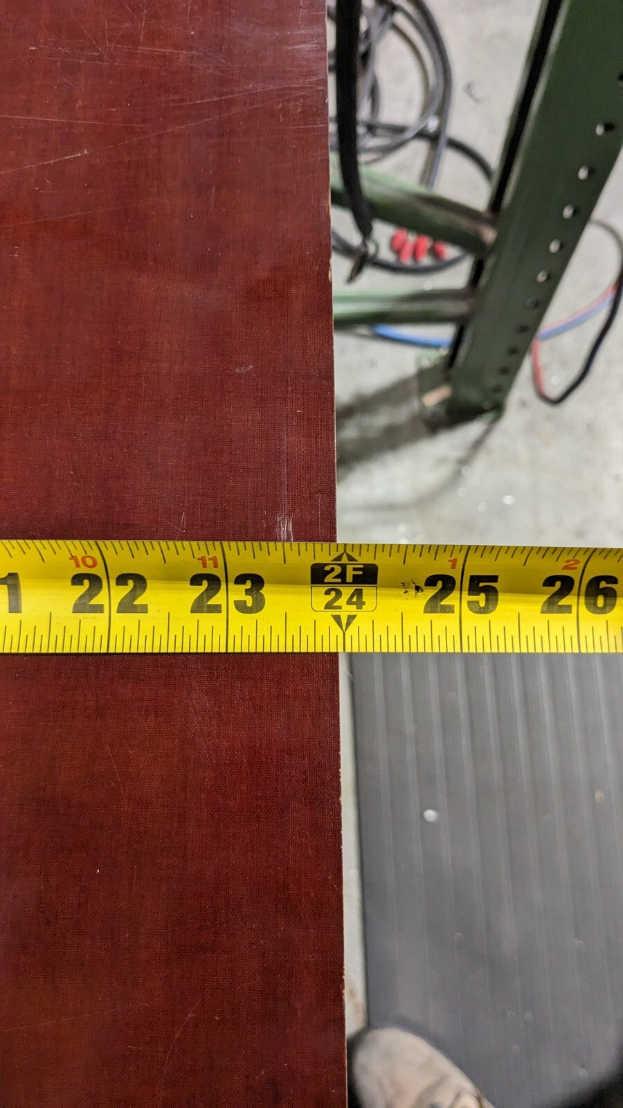 Plastic Sheet 1/2" Thick 24" Square Tan FBEX.5002424N