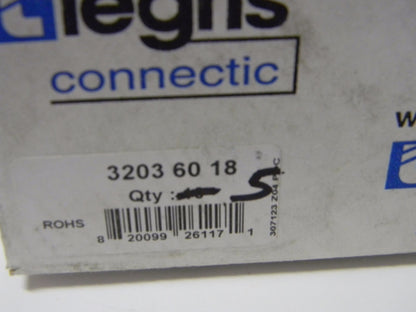 Legris Swivel Run Tees 3/8" x  3/8 NPT Thread Brass Male Qty 5 3203 60 18