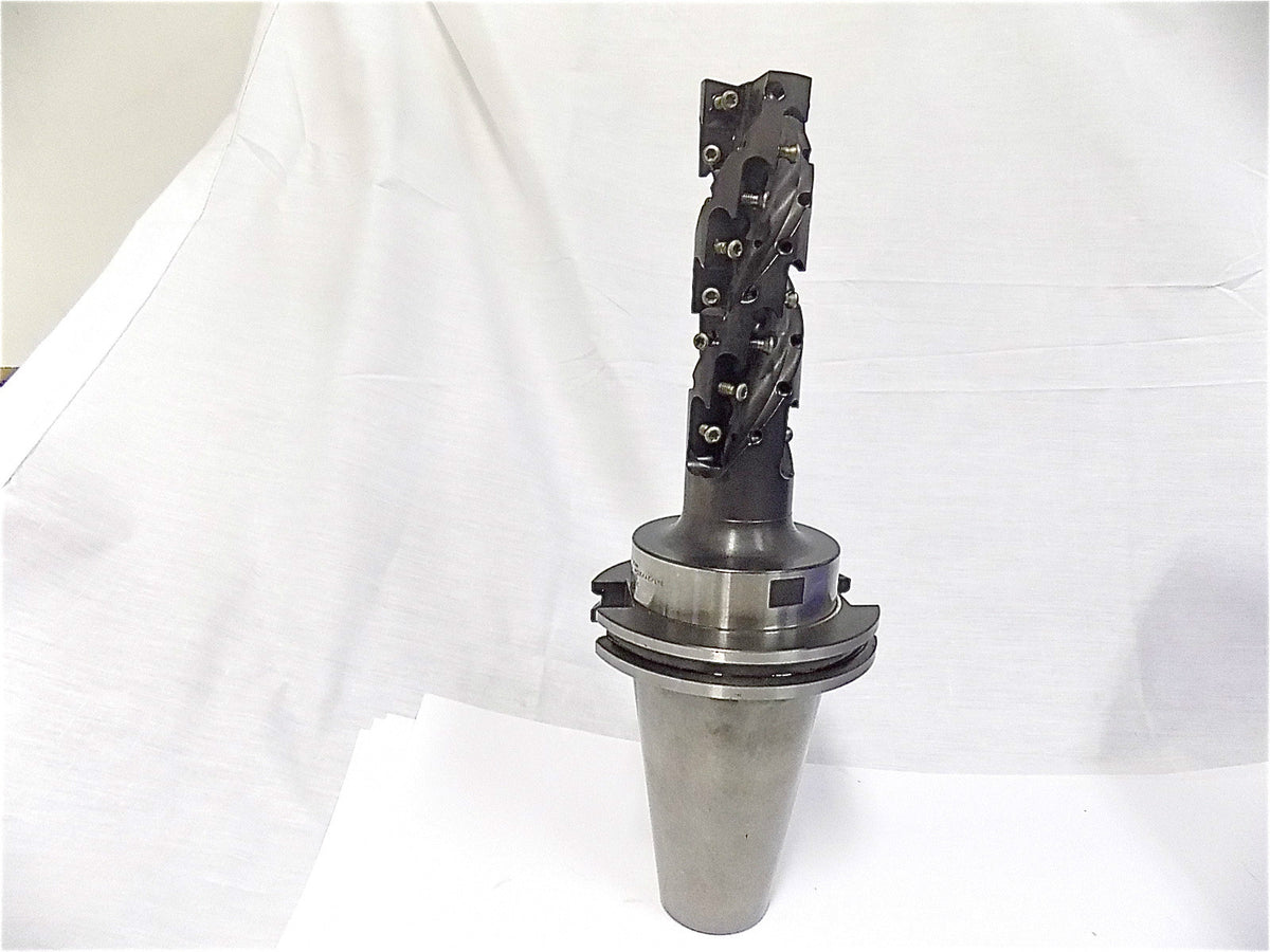 Hertel 1-1/2" CD  4.54" MD CAT 50 V-Flange Taper SQR Shoulder EndMill  81544132