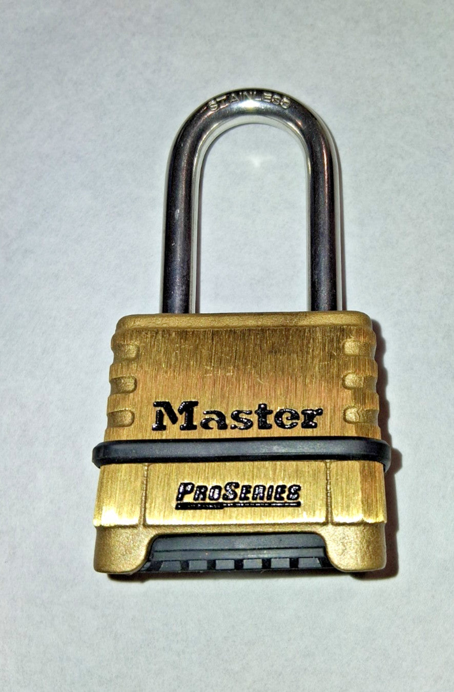 Master Lock Combination Lock 2" H 2-1/4" W 1175LHSS