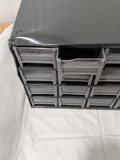 Akro-Mils 20 Drawer, Small Parts Modular Steel Frame Storage Cabinet 19320