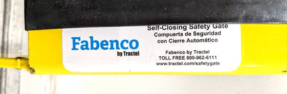 FABENCO  Self Closing Rail Safety Gate 36" - 42" Powder Coated Steel G72-39PC