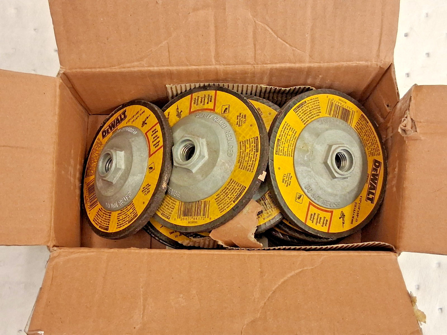 Dewalt Aluminum Oxide Depressed-Center Wheels QTY10 4-1/2" Dia DW4542