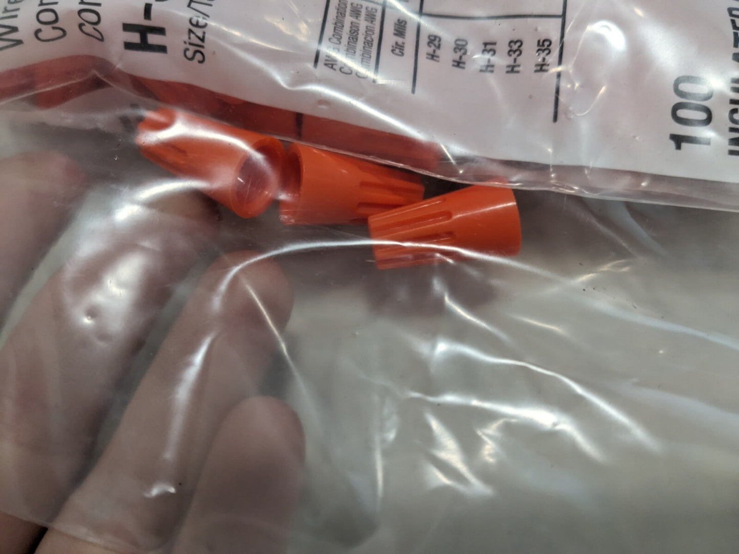 3M Standard Twist-On Wire Connector 100pkOrange Fire-Resistant 3 AWG 7010348891