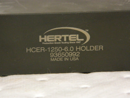 Hertel HCE RH Cut Indexable Cutoff Toolholder 0.8 Max Cut 6" OAL 93650992