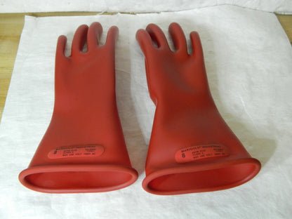 Marigold Ansell Lineman's Rubber Glove Class 0 Size 8 11" Long 1 Pair 114265