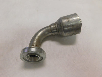 Parker Hose Adapter 3/4" Hose x 3/4" SAE Code 62 Flange Head 90º L16N7