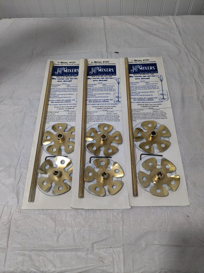 Jiffler Mixer 3-1/2" Qty 3 No. 121