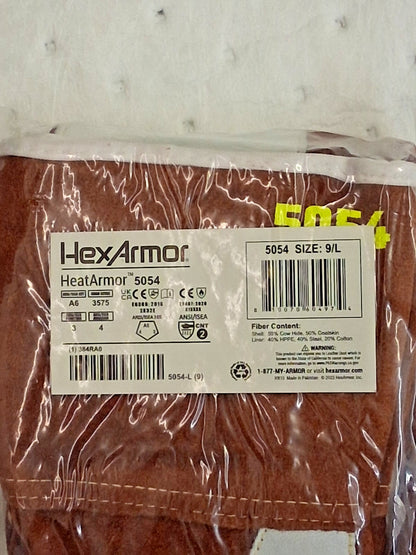 HexArmor Leather Welding Gloves Size L 5054-L (9)