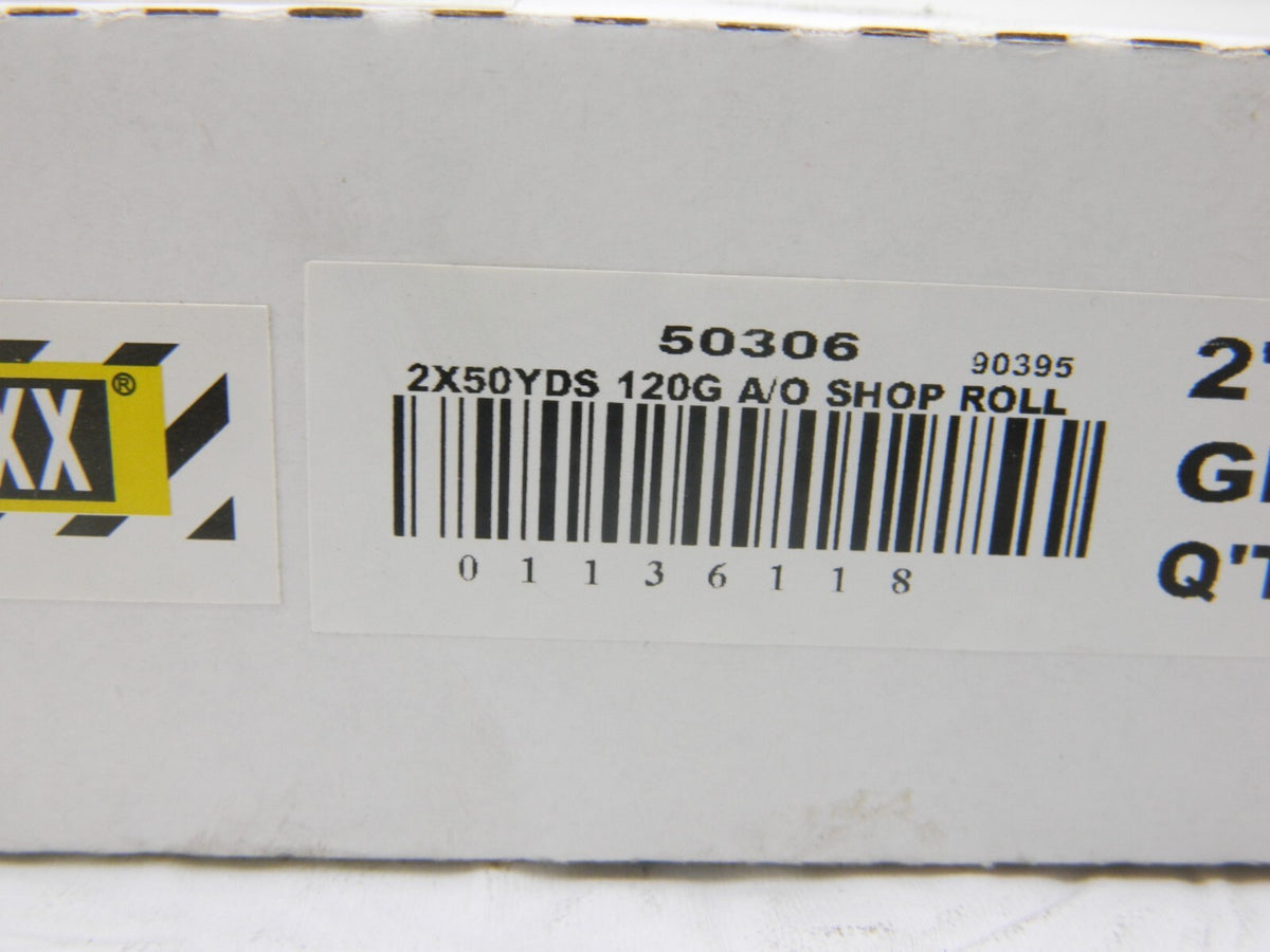 TRU-MAXX 2" x 50 Yd 120 Grit Aluminum Oxide Shop Roll 50306