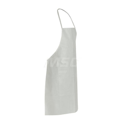 DuPont Tyvek 400 Disposable Protective Bib Apron White 28x36" QTY100 TY273BWH000